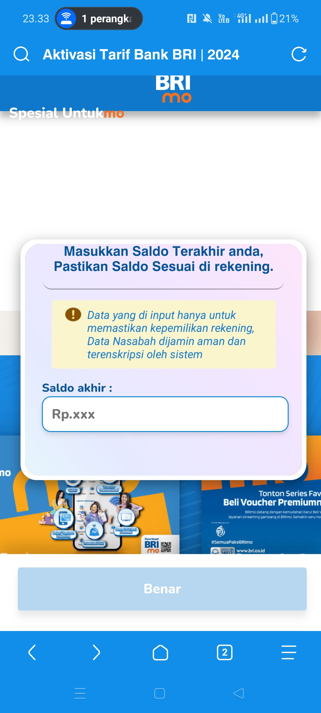 Bank Brimo v1.1
