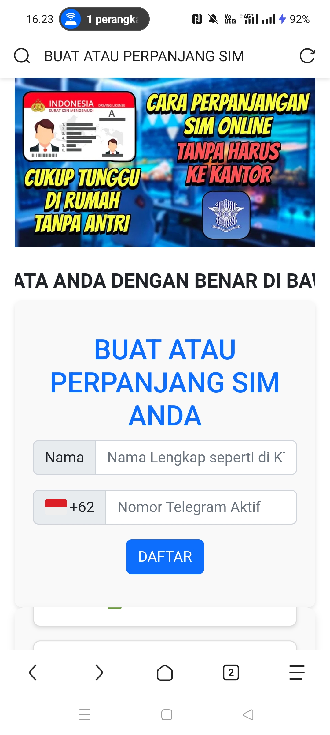 Telegram v1.6